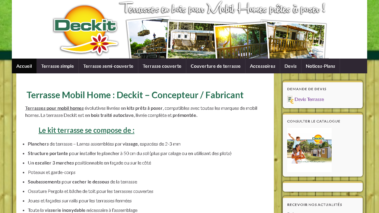 Capture d'écran de http://www.deckit.fr/